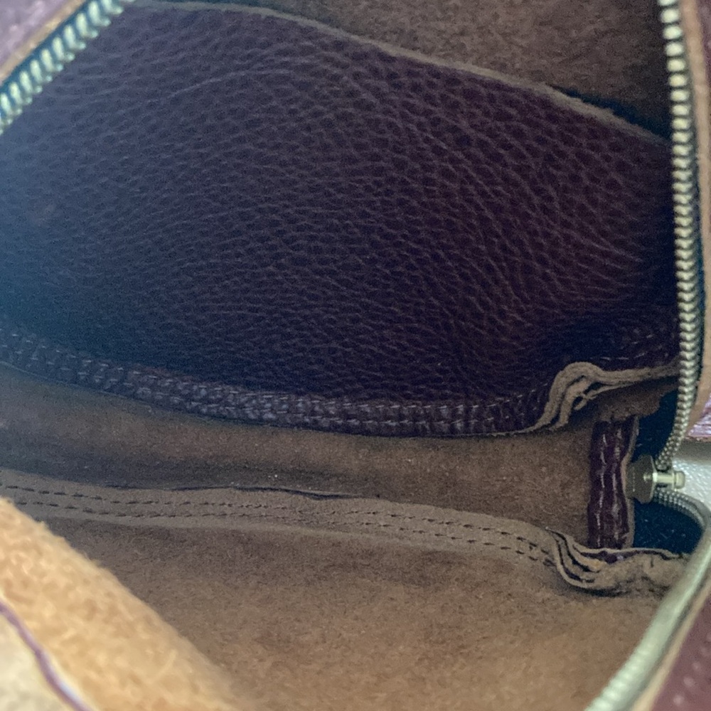 Portland Leather Mini Circle Crossbody Bag - Picture 13 of 15